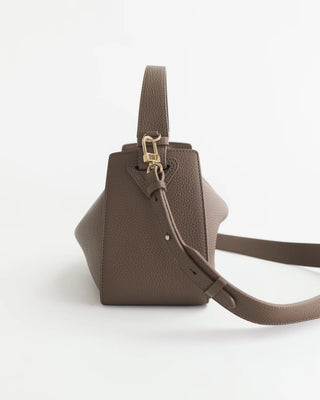 The Horse Clementine Bag in Mushroom & Gold