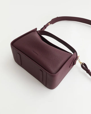 The Horse Clementine Bag in Plum & Gold