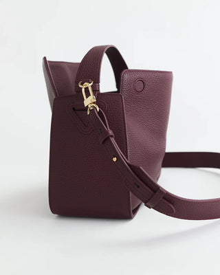 The Horse Clementine Bag in Plum & Gold