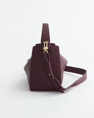 The Horse Clementine Bag in Plum & Gold