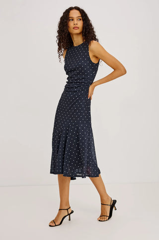 Rails Daija Dress - Navy Polka Dots