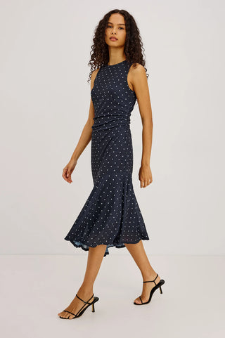 Rails Daija Dress - Navy Polka Dots