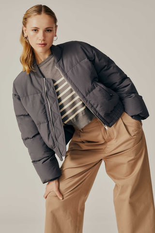 Deluc Abies Jacket in Grey Onyx