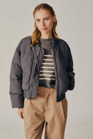 Deluc Abies Jacket in Grey Onyx