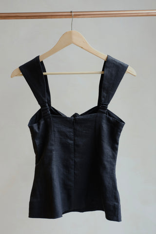 Faithfull Pallida Top - Black