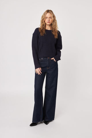 John + Jenn Julien Sweater in Royal Navy