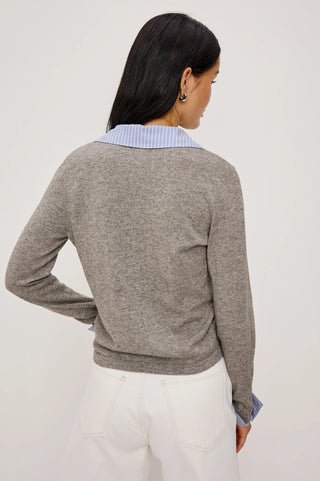 Rails Eryn Sweater - Heather Grey Poplin Mix