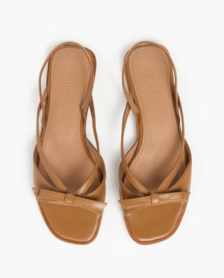 Flattered Max Leather Sandal - Cognac
