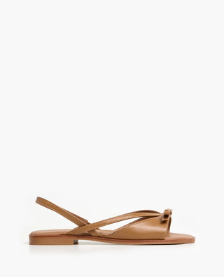 Flattered Max Leather Sandal - Cognac