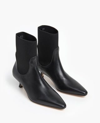 Flattered Monroe Leather Boot - Black
