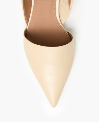 Flattered Ninni Leather Heel - Creme
