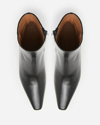 Flattered Xena Leather Boot in Black