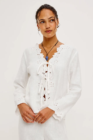 Rails Fleur Top - White