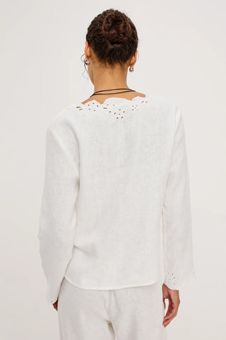 Rails Fleur Top - White