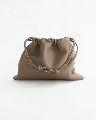 The Horse Fin Drawstring Bag in Mushroom
