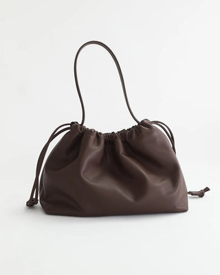 The Horse Fin Shoulder Bag in Coffee