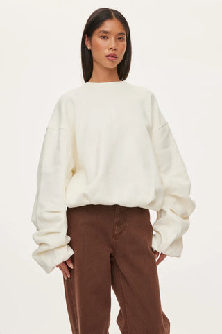 Oval Square Crewneck Sweat - Off White
