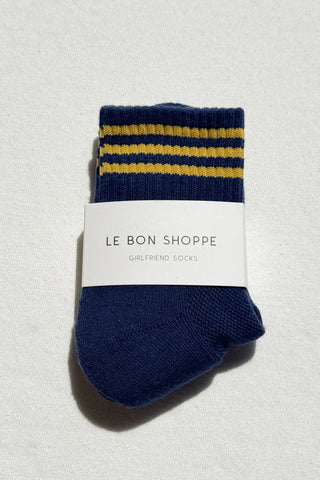 Le Bon Shoppe Girlfriend Socks - Navy