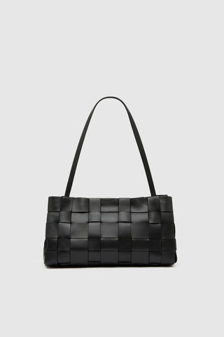 St. Agni Slim Woven Tote - Black