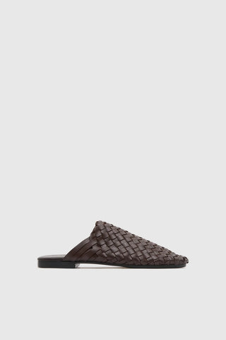 St. Agni Bunto Woven Slides - Chocolate