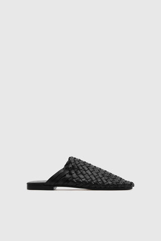 St. Agni Bunto Woven Slides - Black