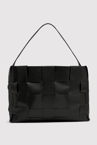 St. Agni Woven Large Tote - Black