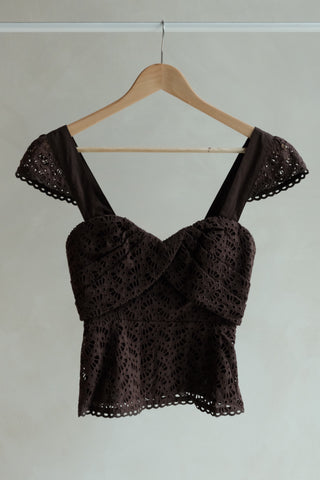 Heartloom Gracelyn Top - Coco