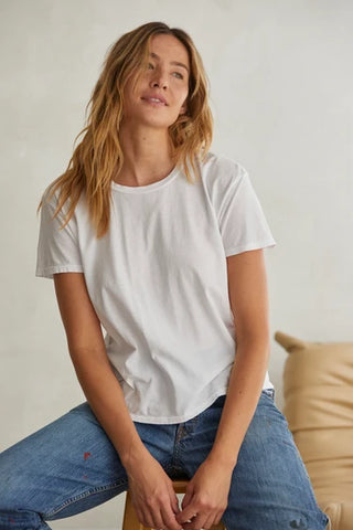 Perfectwhitetee Harley Boxy Crew Tee - White