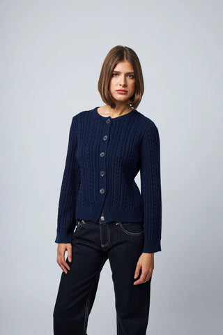 Line the Label Harriet Sweater in Liberty Blue