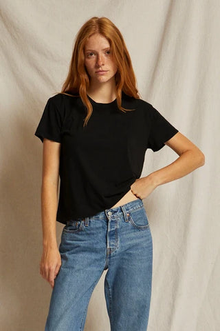 Perfectwhitetee Harley Boxy Crew Tee - Black