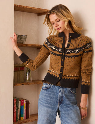 Heartloom Joya Cardi - Camel