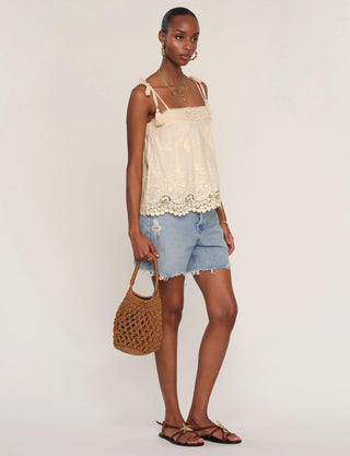 Heartloom Alexa Top - Ecru