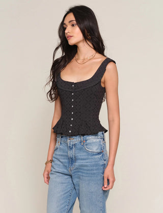 Heartloom Finch Top - Black