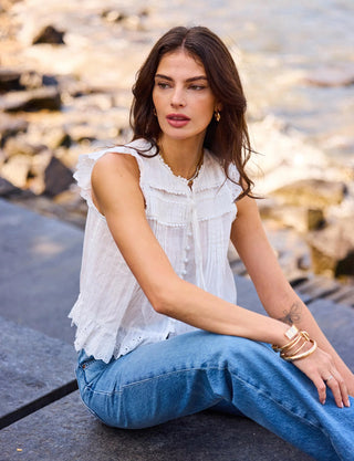 Heartloom Amina Top - Eggshell