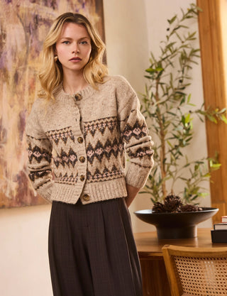 Heartloom Carlson Cardi in Oat