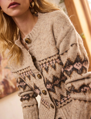 Heartloom Carlson Cardi in Oat
