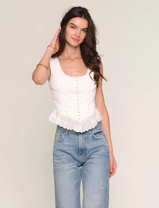 Heartloom Christine Top - Eggshell