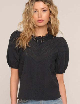 Heartloom Nola Top - Black