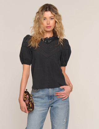 Heartloom Nola Top - Black