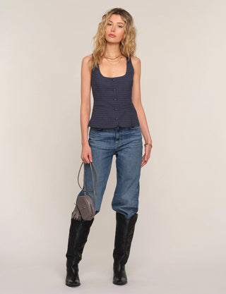 Heartloom Petal Vest - Midnight