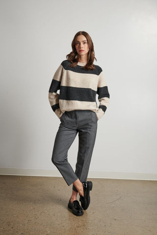 Line The Label Austin Sweater in Pebble Stripe