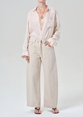 Citizens Of Humanity Kayla Shrunken Shirt - Pale Stone