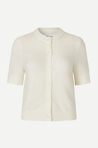 Samsoe Sanoura SS Cardigan - Egret