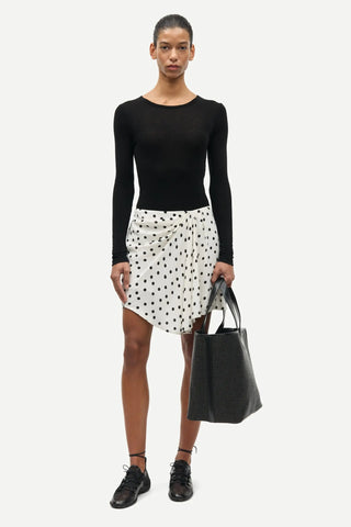 Samsoe Saiben Skirt - Drifting Dots Egret