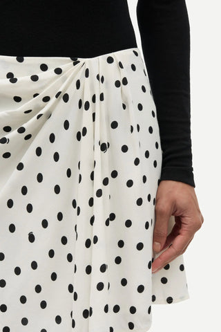 Samsoe Saiben Skirt - Drifting Dots Egret