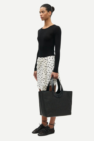 Samsoe Saiben Skirt - Drifting Dots Egret