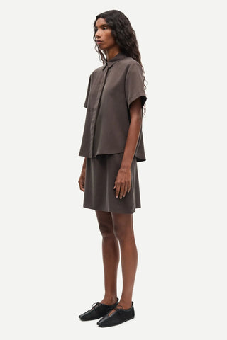 Samsoe Mina SS Shirt - Mulch