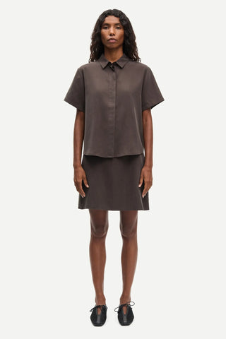 Samsoe Mina SS Shirt - Mulch