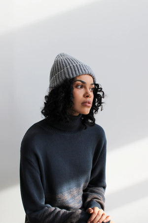 
            
                Load image into Gallery viewer, Carolyn Ferreira Cashmere Beanie in Stone
            
        