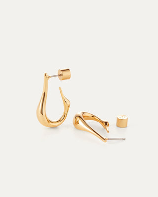 Jenny Bird Mini Colette Hoops - Gold